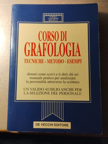 Manuale corso di grafologia - manuale,