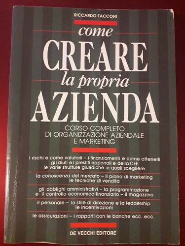 Riccardo tacconi creare la - -,
